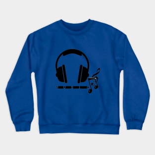 Listening to music Crewneck Sweatshirt